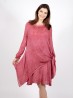 Layered Soild Long Shift Dress